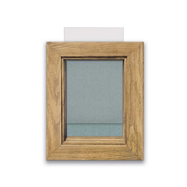 Indoor Enclosed Combo Board, 72"x36", Black Frame/Black Porc & Black